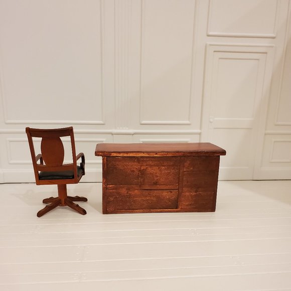 Dollhouse Miniature Office Lot OOAK Handmade - Picture 5 of 16